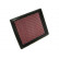 Filtro de repuesto K&N compatible con Hyundai Sonata 2.0L-L4 2005 (excepto EE. UU.) (33-2887) K&N