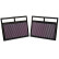 Filtro de repuesto K&N compatible con Mercedes-Benz CL600 5.5L-V12 2003-2011 (2 por caja) (33-2412) K&N