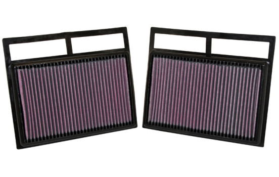 Filtro de repuesto K&N compatible con Mercedes-Benz CL600 5.5L-V12 2003-2011 (2 por caja) (33-2412) K&N