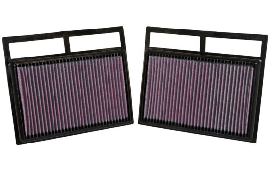 Filtro de repuesto K&N compatible con Mercedes-Benz CL600 5.5L-V12 2003-2011 (2 por caja) (33-2412) K&N, Imagen 2