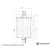 Filtro de combustible ADBP230079 Blue Print