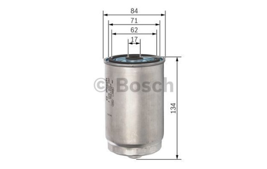 Filtro de combustible F 026 402 097 Bosch