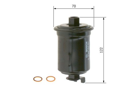 Filtro de combustible F0221 Bosch, Imagen 6