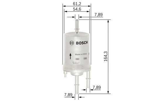 Filtro de combustible F3008 Bosch, Imagen 2