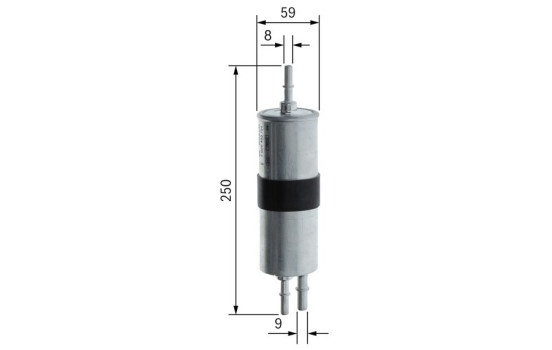 Filtro de combustible F3754 Bosch, Imagen 6