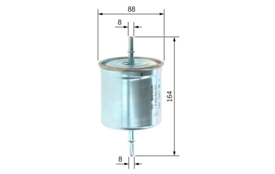 Filtro de combustible F5921 Bosch, Imagen 7