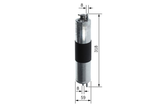 Filtro de combustible F5952 Bosch, Imagen 6