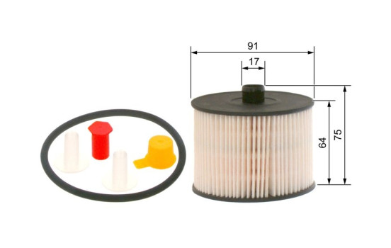 Filtro de combustible G96 Bosch, Imagen 2