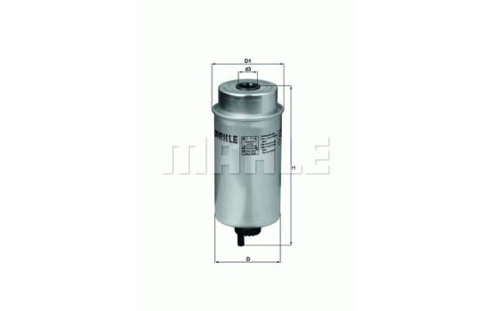 Filtro de combustible KC 116 Mahle