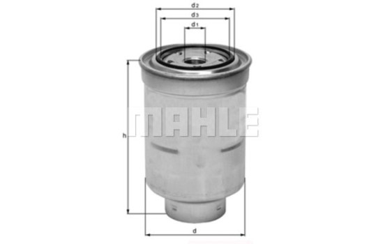 Filtro de combustible KC 389 Mahle, Imagen 3