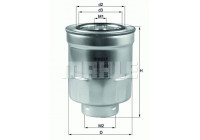 Filtro de combustible KC 389 Mahle