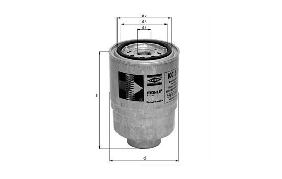 Filtro de combustible KC 46 Mahle