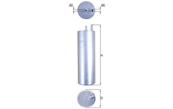 Filtro de combustible KL 229/5 Mahle