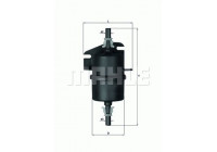 Filtro de combustible KL 238 Mahle