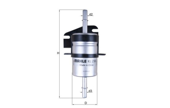 Filtro de combustible KL 238 Mahle, Imagen 2