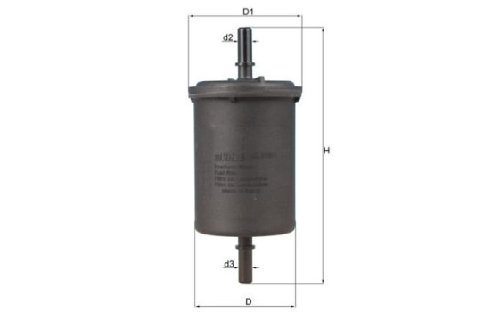 Filtro de combustible KL 416/1 Mahle