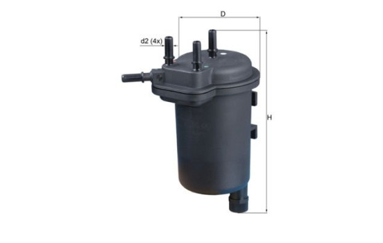 Filtro de combustible KL 430 Mahle, Imagen 3