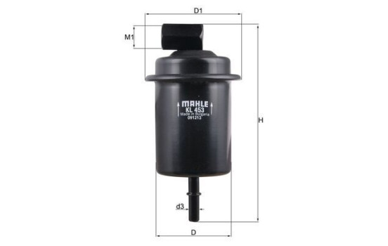 Filtro de combustible KL 453 Mahle, Imagen 2