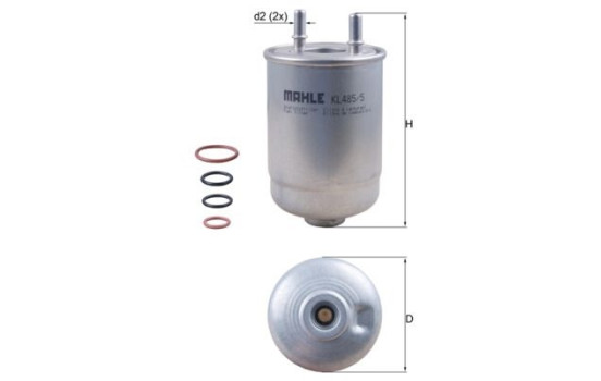 Filtro de combustible KL 485/5D Mahle