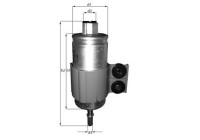 Filtro de combustible KL 510 Mahle