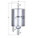 Filtro de combustible KL 571 Mahle, Miniatura 2