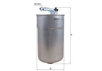 Filtro de combustible KL 792 Mahle