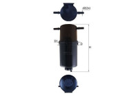 Filtro de combustible KL 873 Mahle