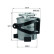 Filtro de combustible KLH 44/25 Mahle, Miniatura 2