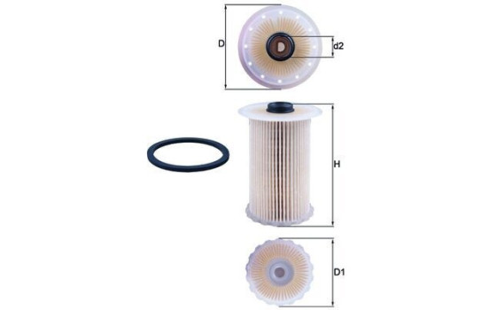 Filtro de combustible KX 229D Mahle, Imagen 2