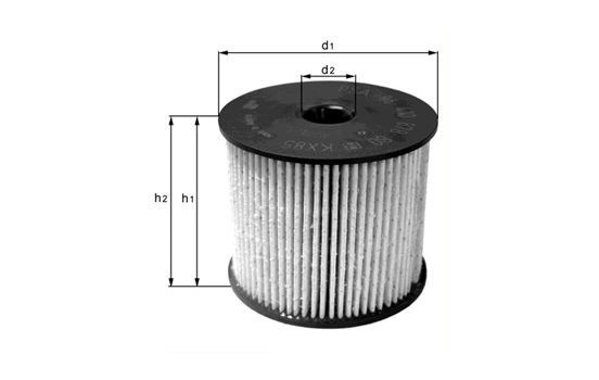 Filtro de combustible KX 231D Mahle, Imagen 2