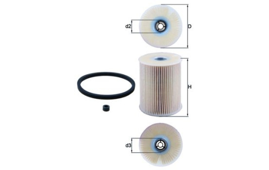 Filtro de combustible KX 231D Mahle, Imagen 3