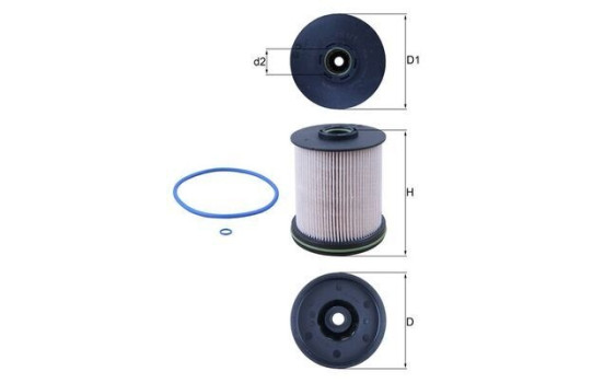 Filtro de combustible KX 491/1D Mahle