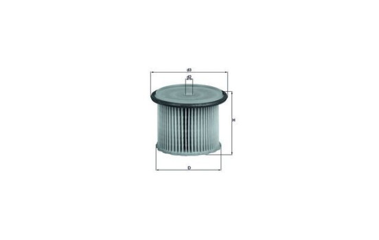 Filtro de combustible KX 63/1 Mahle, Imagen 2