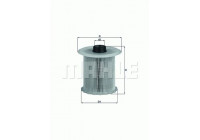 Filtro de combustible KX 81D Mahle