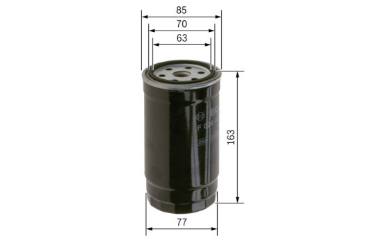 Filtro de combustible N2002 Bosch, Imagen 6