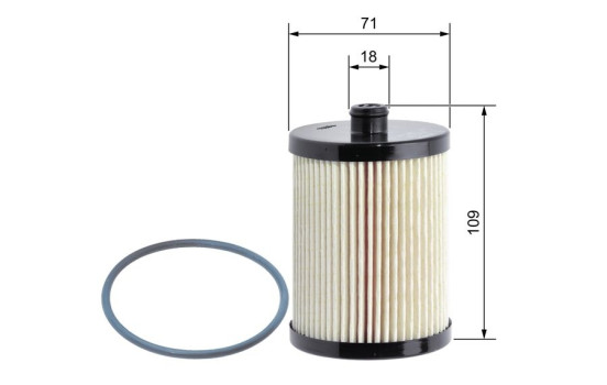 Filtro de combustible N2005 Bosch, Imagen 6