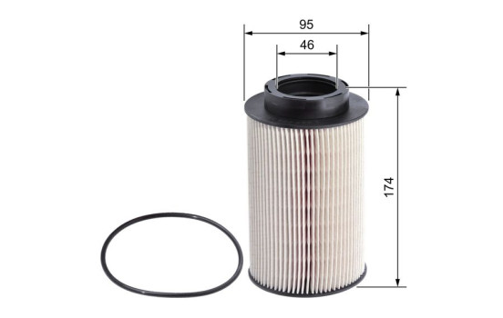 Filtro de combustible N2028 Bosch