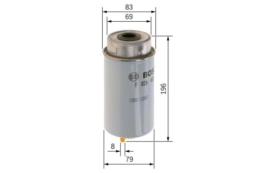 Filtro de combustible N2040 Bosch