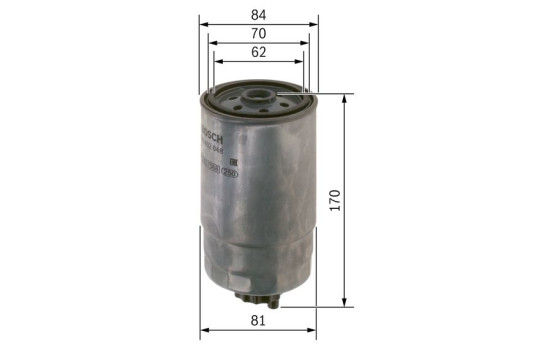 Filtro de combustible N2048 Bosch, Imagen 2