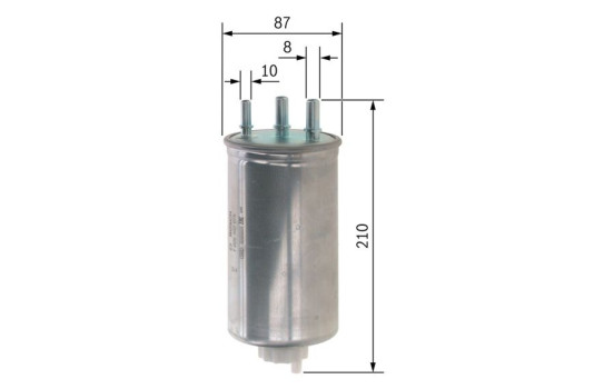 Filtro de combustible N2075 Bosch, Imagen 5
