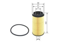 Filtro de combustible N2155 Bosch