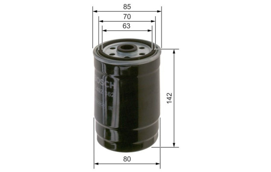 Filtro de combustible N2362 Bosch, Imagen 5