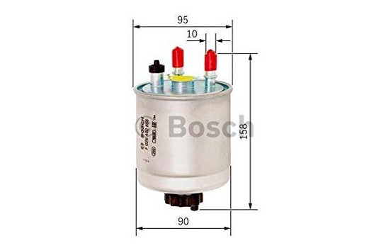 Filtro de combustible N2856 Bosch, Imagen 4