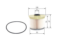 Filtro de combustible N2861 Bosch