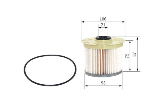 Filtro de combustible N2861 Bosch