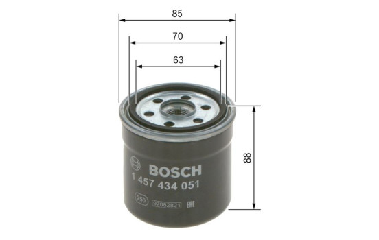 Filtro de combustible N4051 Bosch, Imagen 6