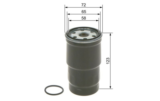 Filtro de combustible N4440 Bosch, Imagen 8