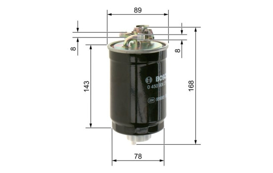 Filtro de combustible N6274 Bosch, Imagen 2