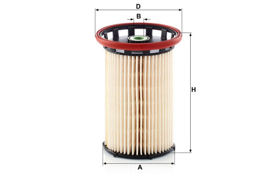 Filtro de combustible PU 8007 Mann, Imagen 3