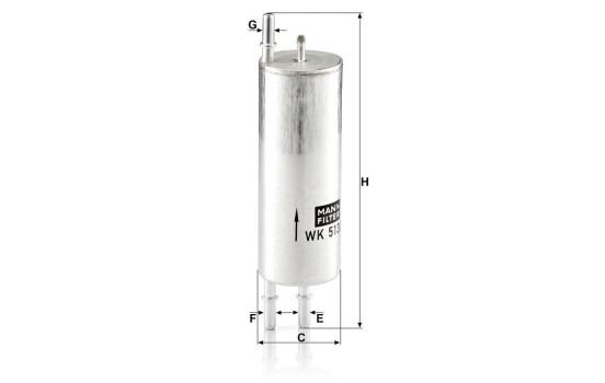 Filtro de combustible WK 513/3 Mann, Imagen 3